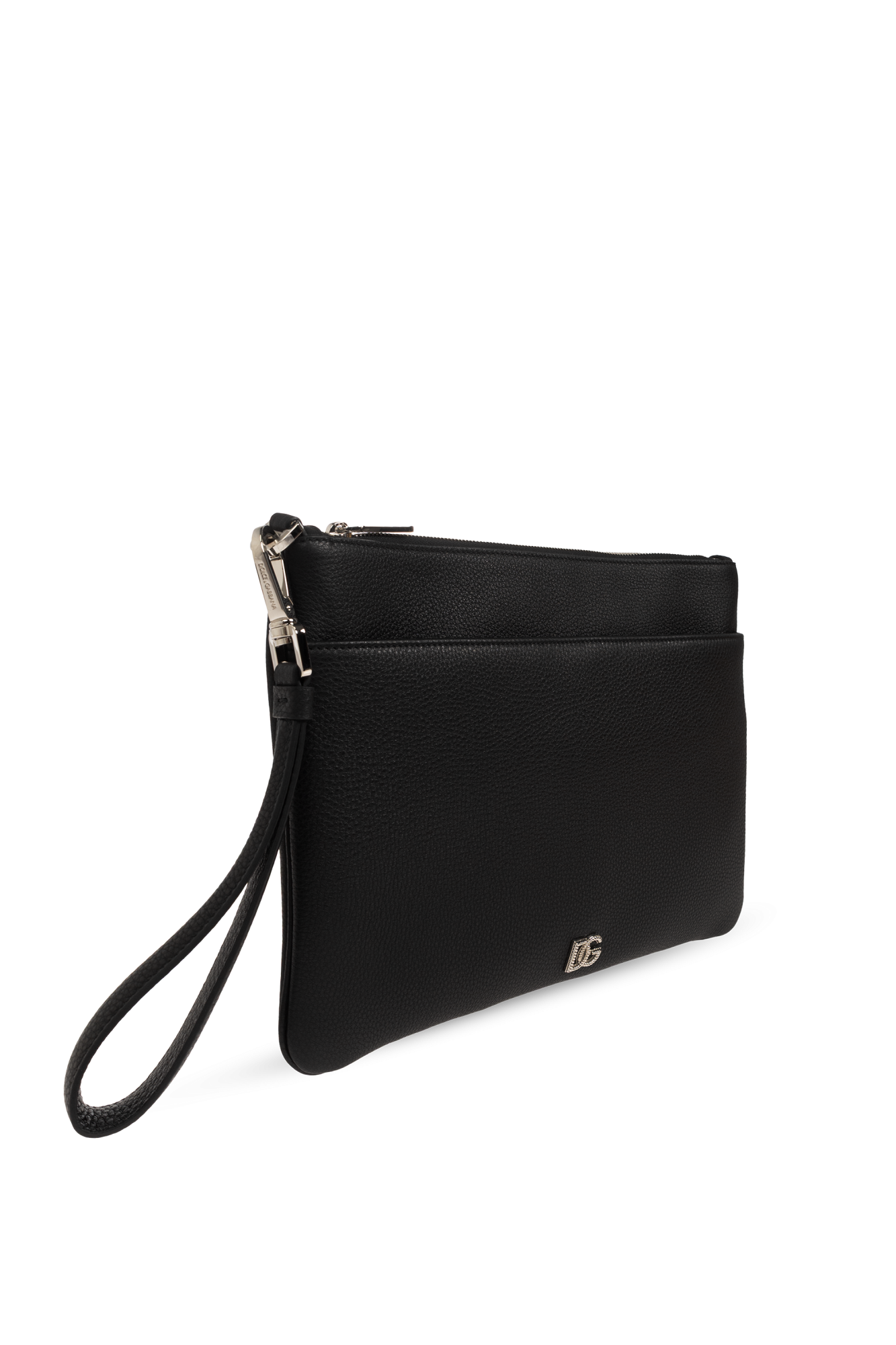 Dolce & Gabbana Leather wristlet pouch | Men's | Vitkac